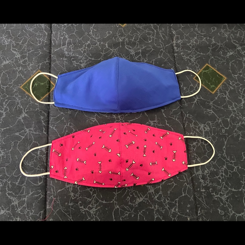 2 pcs face mask reusable and washable